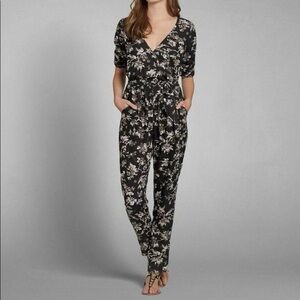 Abercrombie & Fitch Floral Jumpsuit